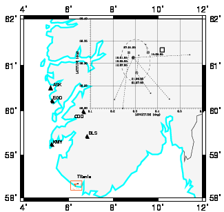 Events at the network area periphery